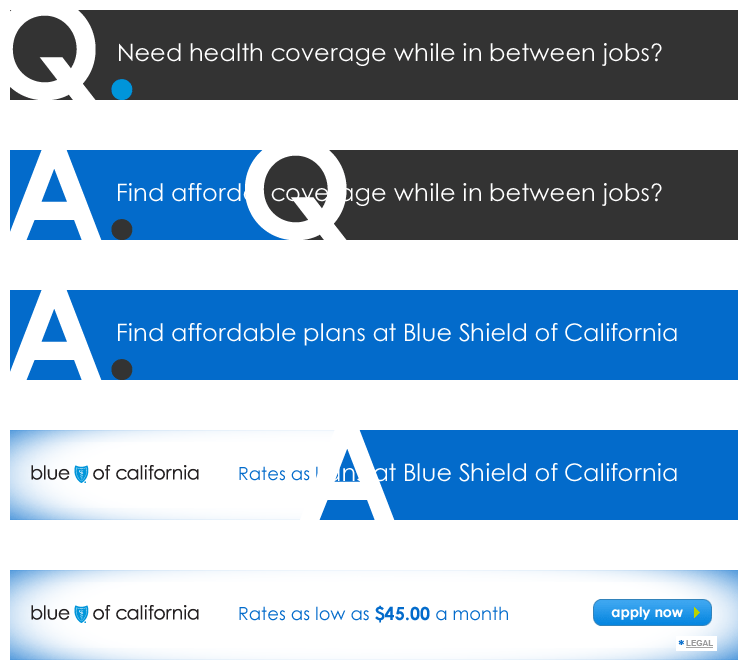 Blue Shield CA Banner Ads: Q and A