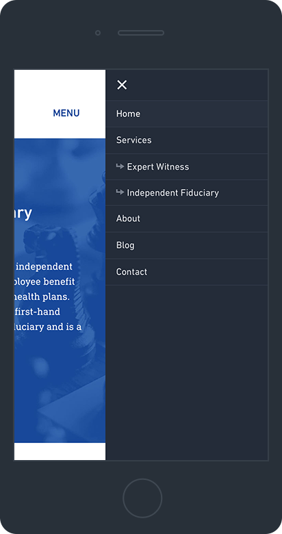 ERISA Expert Services Mobile View 2