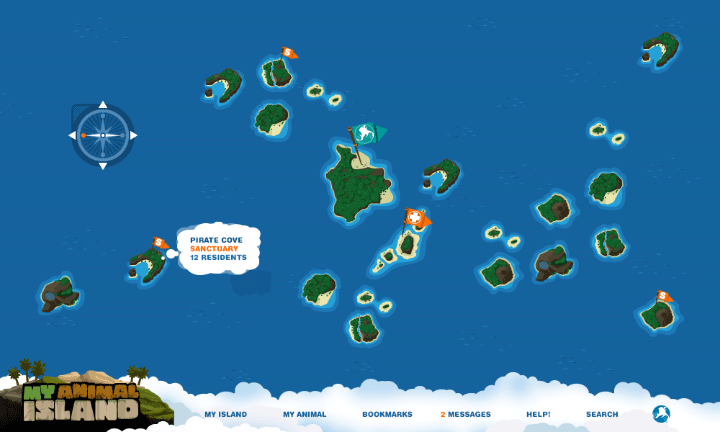 My Animal Island: Map View