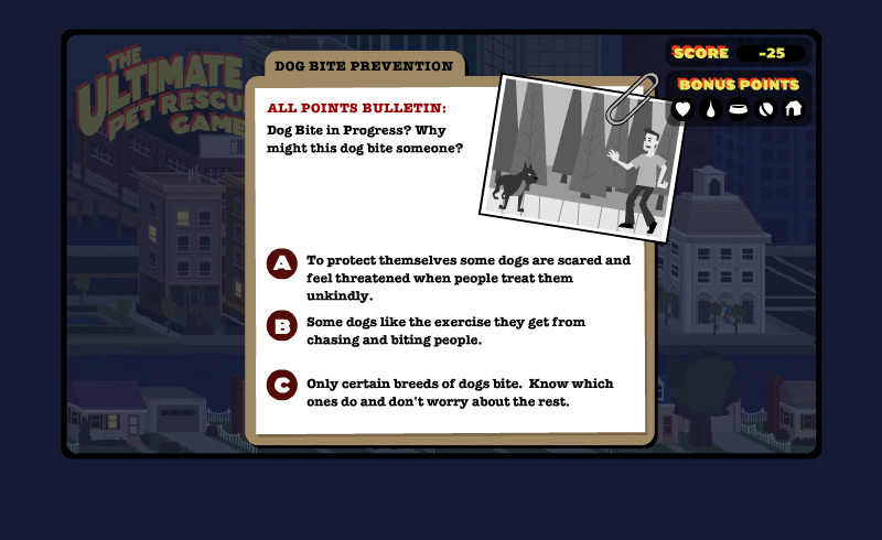 Ultimate Pet Rescue: case file screen