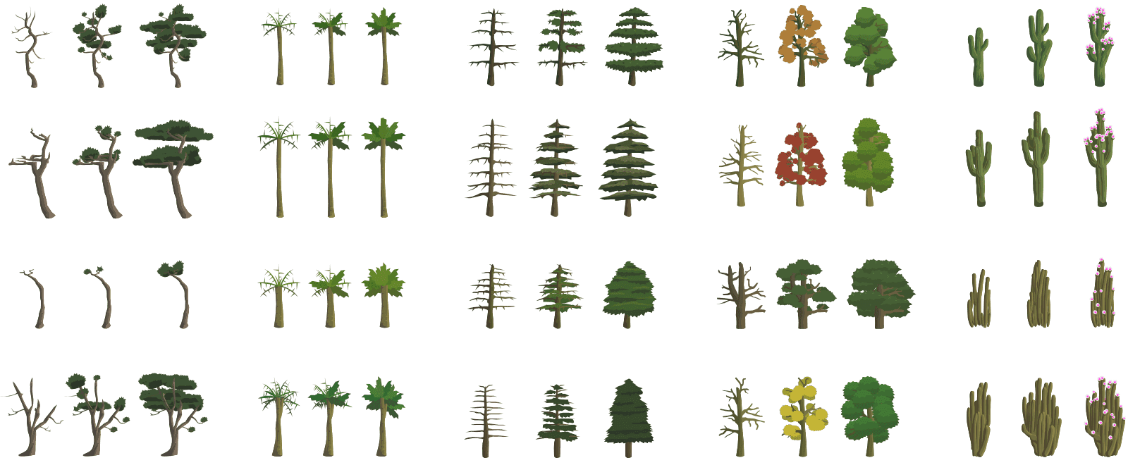 My Animal Island: tree customizations