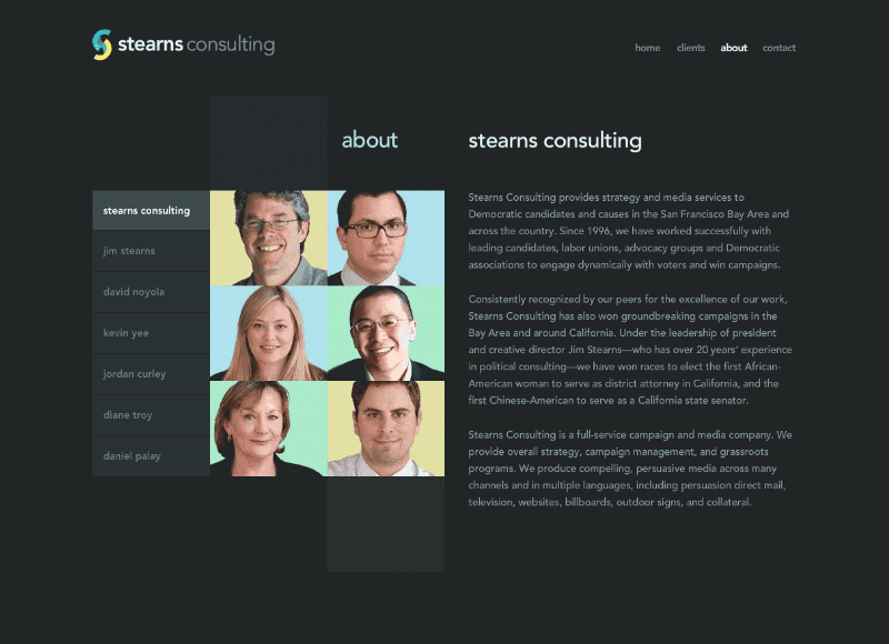Stearns Consulting: About Page